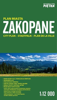 Attēls no Zakopane - Plan miasta 1:12 000