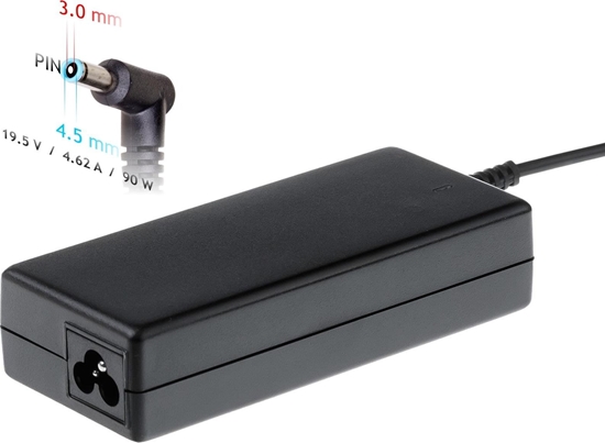 Picture of Zasilacz do laptopa Akyga 90 W, 3 mm, 4.6 A, 19.5 V (AK-ND-53)