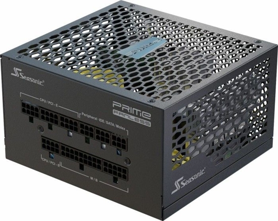 Picture of Power Supply|SEASONIC|PRIME Fanless PX|500 Watts|Efficiency 80 PLUS|MTBF 100000 hours|PRIME-PX-500