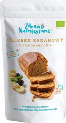 Picture of ZDROWO NAMIESZANE CHLEBEK BANANOWY Z NASIONAMI CHIA BIO 400 g - ZDROWO NAMIESZANE