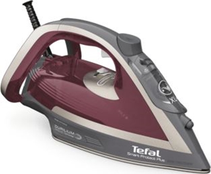 Picture of Tefal Smart Protect Plus FV6870 Dry & Steam iron Durilium AirGlide soleplate 2800 W Red
