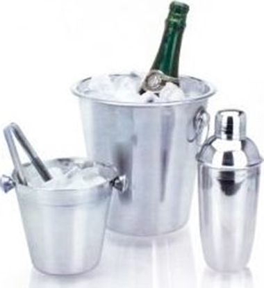 Attēls no Zestaw barowy 2 x wiaderko do lodu, shaker, szczypce