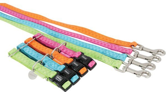 Изображение Zolux Mac Leather 20 mm/1.2 m Niebieska