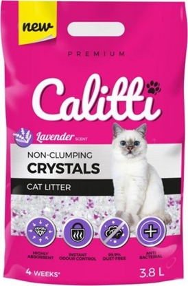 Изображение Żwirek dla kota Calitti Crystals Lavender Lawenda 3.8 l