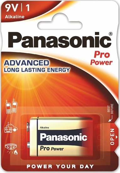 Picture of 12x1 Panasonic Alkaline Power 9V-Block