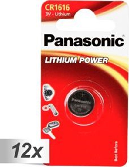 Picture of 1 Panasonic CR 1616 Lithium Power
