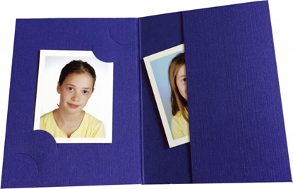 Picture of 1x100 Daiber Folders , blue for passport pictures, 3 sizes