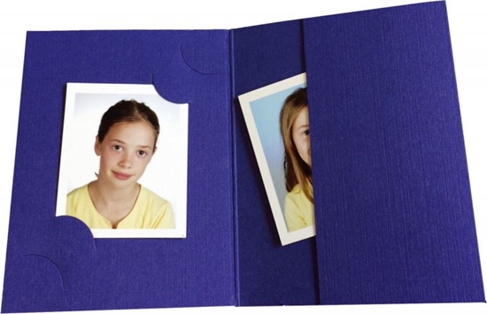 Изображение 1x100 Daiber Folders , blue for passport pictures, 3 sizes