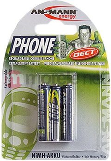 Picture of 1x3 Ansmann maxE NiMH rech.bat. Micro AAA 800 mAh DECT PHONE