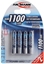 Picture of 1x4 Ansmann NiMH rech. battery 1100 Micro AAA 1050 mAh