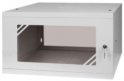 Picture of 6U 19'' Sienas komutācijas skapis/ 320 x 545 x 450/ Pelēks/ Nesalikts