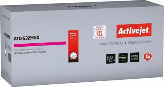 Picture of Toner Activejet ATO-532MNX Magenta Zamiennik 46490606 (ATO-532MNX                     )