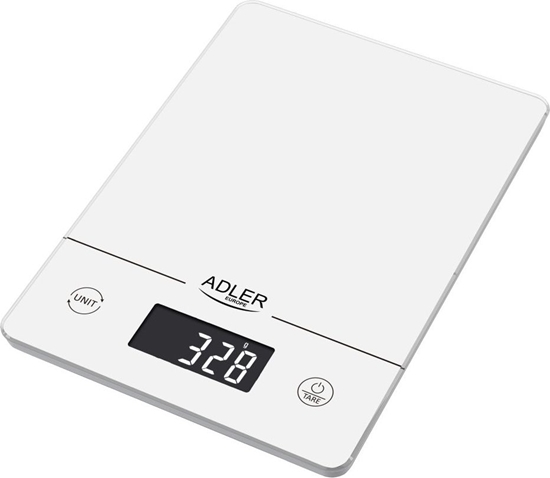 Picture of Adler | Kitchen scales | AD 3170 | Maximum weight (capacity) 15 kg | Graduation 1 g | Display type LCD | White