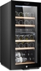 Picture of Adler | Wine Cooler | AD 8080 | Energy efficiency class G | Free standing | Bottles capacity 24 | Cooling type Compressor | Black