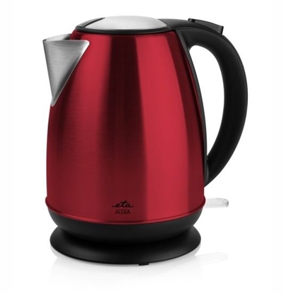 Attēls no ETA Kettle 359090010 Standard, Stainless steel, Red, 2200 W, 1.7 L, 360° rotational base