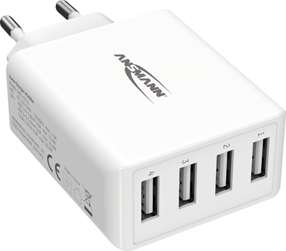 Изображение Ansmann Home Charger HC430 4xUSB 3000mA white
