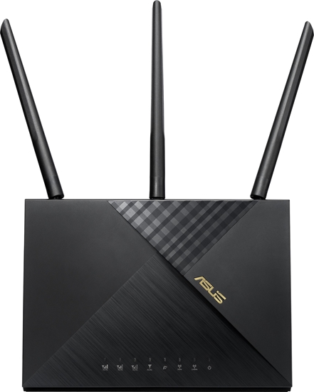 Picture of ASUS 4G-AX56 wireless router Gigabit Ethernet Dual-band (2.4 GHz / 5 GHz) Black