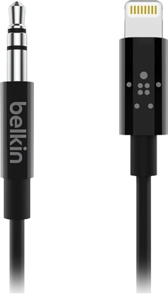 Attēls no Belkin MIXIT Lightning to 3,5mm AUX Cable 0,9m AV10172bt03-BLK
