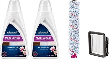 Изображение Bissell Cleaning Pack MultiSurface (2xDetergents+Brushroll+Filter)