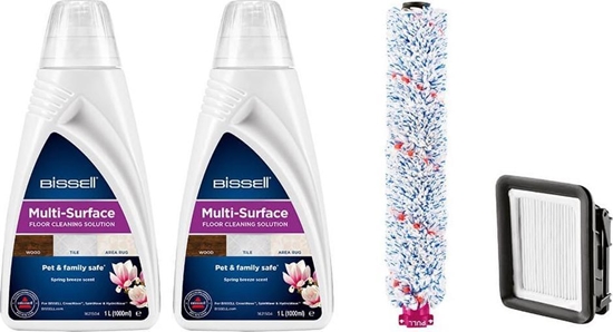 Изображение Bissell Cleaning Pack MultiSurface (2xDetergents+Brushroll+Filter)