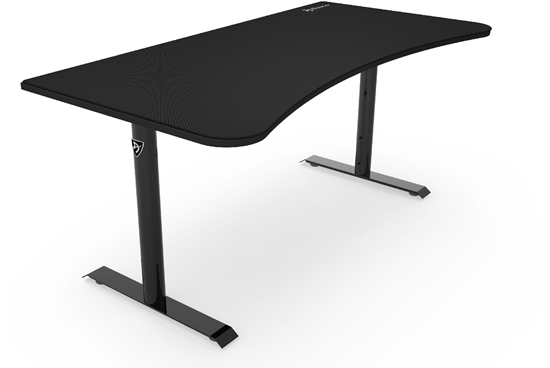 Picture of AROZZI Arena Gaming Desk - Pure Black