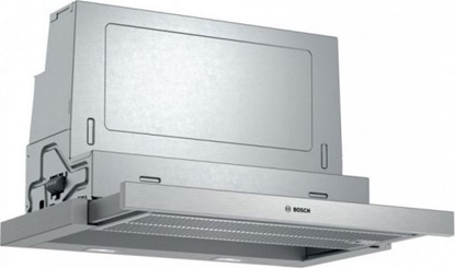 Attēls no Bosch Serie 4 DFS067A51 cooker hood Semi built-in (pull out) Metallic, Silver 727.7 m³/h A