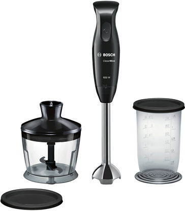 Picture of Bosch MSM2620B blender Tabletop blender 600 W Black, Transparent