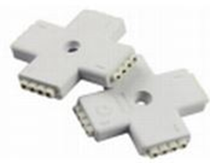 Picture of Bousval Électrique™ 10mm 4 virzienu konektors RGB, 4 vadi