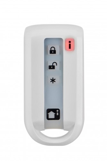 Picture of BRAVO RC ir divvirzienu sakaru tālvadības pults, kas paredzēts darbam ar BRAVO sērijas vadības paneļ