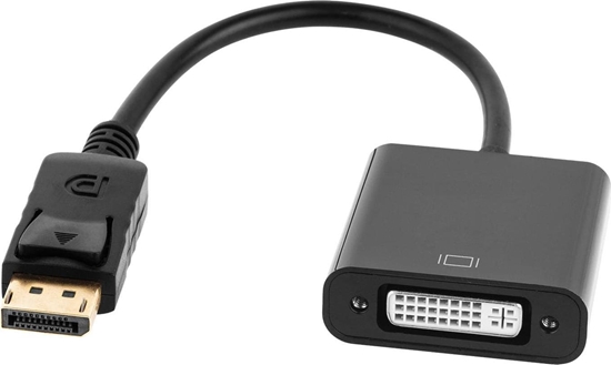 Изображение Adapter AV Cabletech DisplayPort - DVI-D czarny (KOM0981)