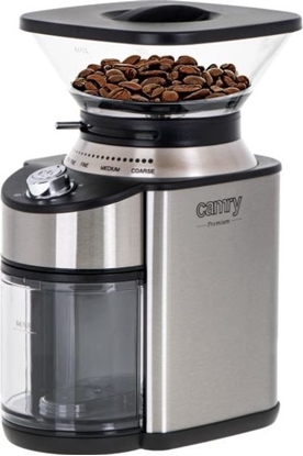 Attēls no Camry | Coffee Grinder | CR 4443 | 200 W | Coffee beans capacity 230 g | Number of cups 12 per container pc(s) | Inox