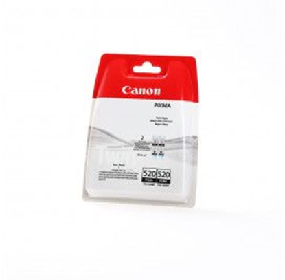 Изображение Canon PGI-520BK Black Ink Cartridge (Twin Pack)