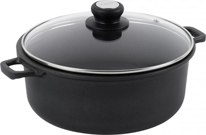 Picture of De Buyer Choc Extreme Saucepot with Glass Lid 24cm induction