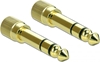Picture of Delock Adapter 6.35 mm Stereo plug to 3.5 mm Stereo jack 3 pin metal screwable 2 pieces