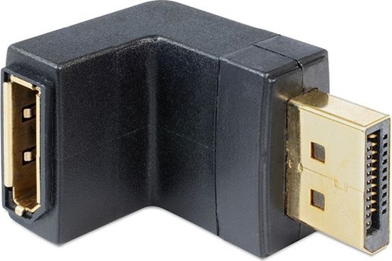 Picture of Delock Adapter DisplayPort male > DisplayPort female angled down