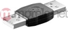 Изображение Delock Adapter Gender Changer USB-A male - USB-A male