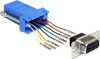Изображение Delock D-Sub 9 Pin female > RJ45 female assembly kit