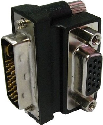 Picture of Delock Adapter VGA female to DVI 24+5 pin male 90° right angled