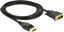 Изображение Delock Cable DisplayPort 1.2 male > DVI 24+1 male passive 4K 30 Hz 2 m black