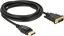 Attēls no Delock Cable DisplayPort 1.2 male > DVI 24+1 male passive 4K 30 Hz 3 m black