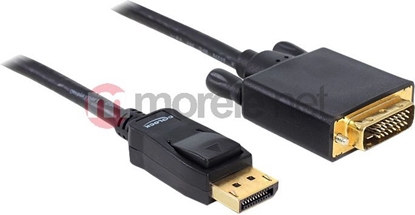 Attēls no Delock Cable DisplayPort 1.2 male > DVI 24+1 male passive 2 m black