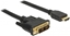 Attēls no Delock HDMI to DVI 18+1 cable bidirectional 1.5 m