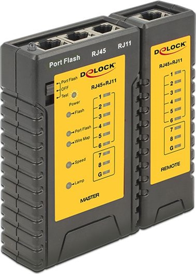 Picture of Delock Cable Tester RJ45 / RJ12 + Portfinder