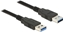 Attēls no Delock USB 5 Gbps Cable Type-A male to Type-A male 2 m black