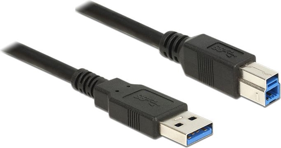 Изображение Delock USB 5 Gbps Cable Type-A male to Type-B male 1 m black