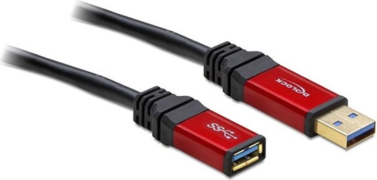 Изображение Delock Extension Cable USB 3.0 Type-A male > USB 3.0 Type-A female 1 m Premium