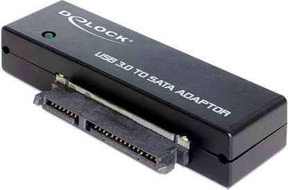 Picture of Delock Converter SuperSpeed USB 5 Gbps (USB 3.2 Gen 1) to SATA 6 Gbps incl. power supply