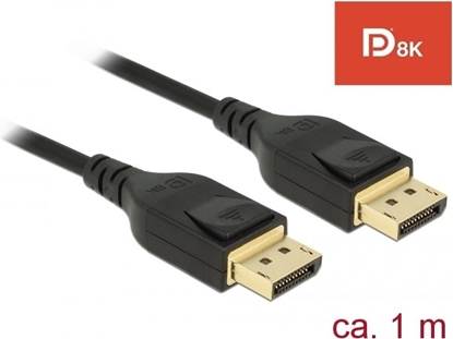 Изображение Delock DisplayPort cable 8K 60 Hz 1 m DP 8K certified