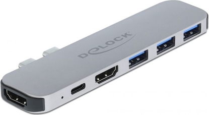 Attēls no Delock Docking Station for MacBook Dual HDMI 4K / PD / Hub