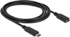 Изображение Delock Extension cable SuperSpeed USB (USB 3.1 Gen 1) USB Type-C™ male > female 3 A 1.5 m black